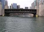 The Chicago River turns green on St. Patty's Day in Chicago