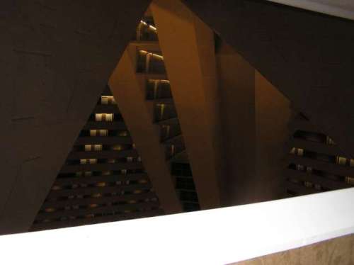 Inside The Pyramid 25 floors up