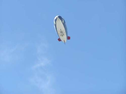 . . . and then a blimp
