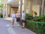 Jay, Barry, and Frank out for a stroll
