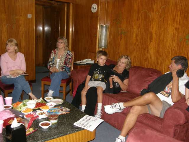 Carol, Judy, Linda Davis with grandson and husband Danny