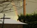 rainbow ends in Chris' chimney