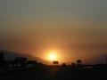 115 degree sunset in Palm Springs