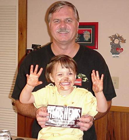 Maddie, Uncle Jay and Chocolate 2002