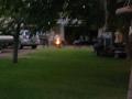 redneck campfire in driveway2010.JPG