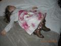 danced every dance until she dropped . . .with her boots still on